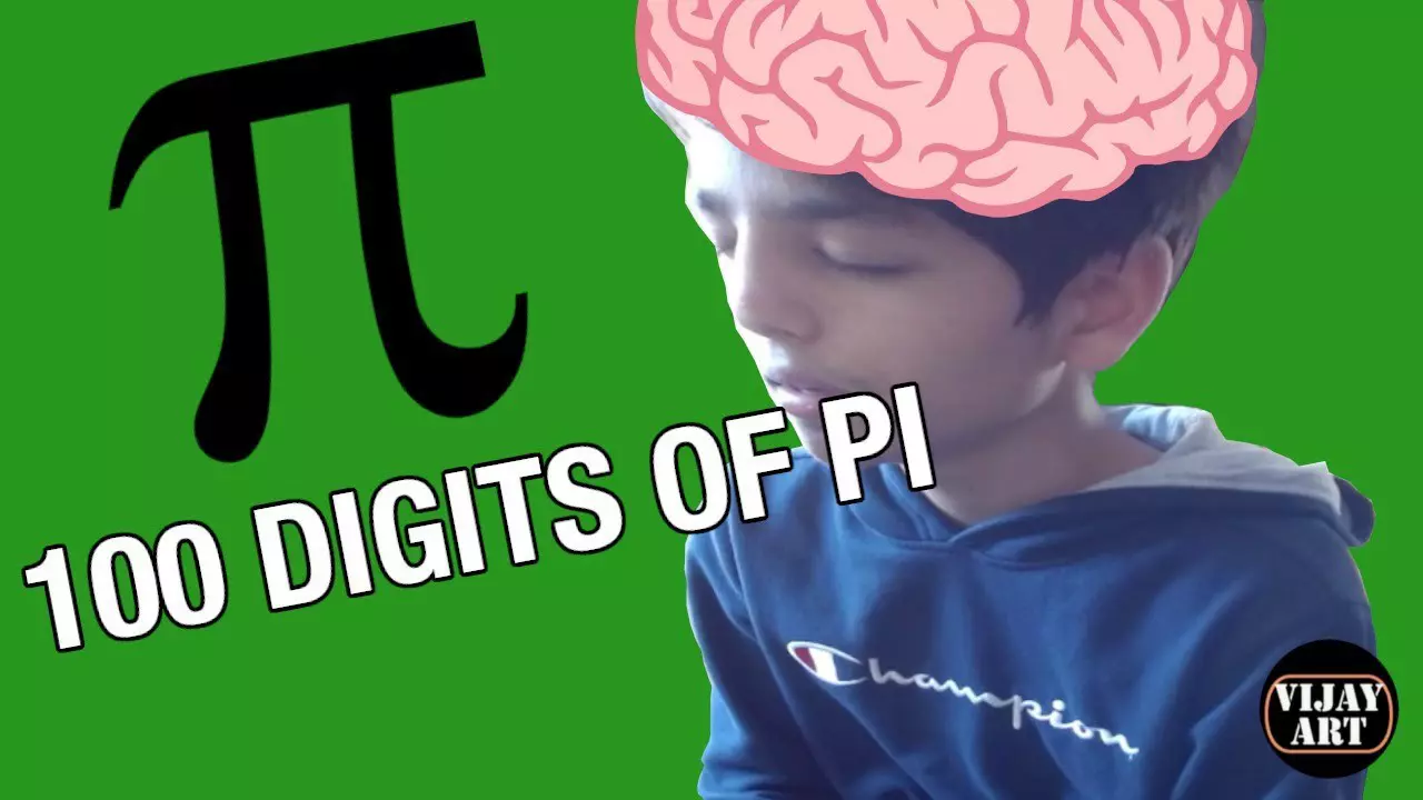 Thumbnail for Reciting 100 DIGITS of Pi | 2022 Pi Day Special