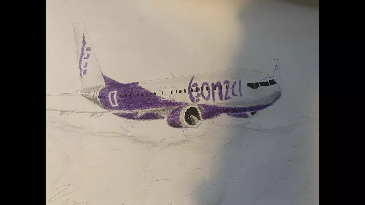 Thumbnail for NEWEST AUSTRALIAN AIRLINE! - Bonza Airlines 737 | Timelapse Drawing