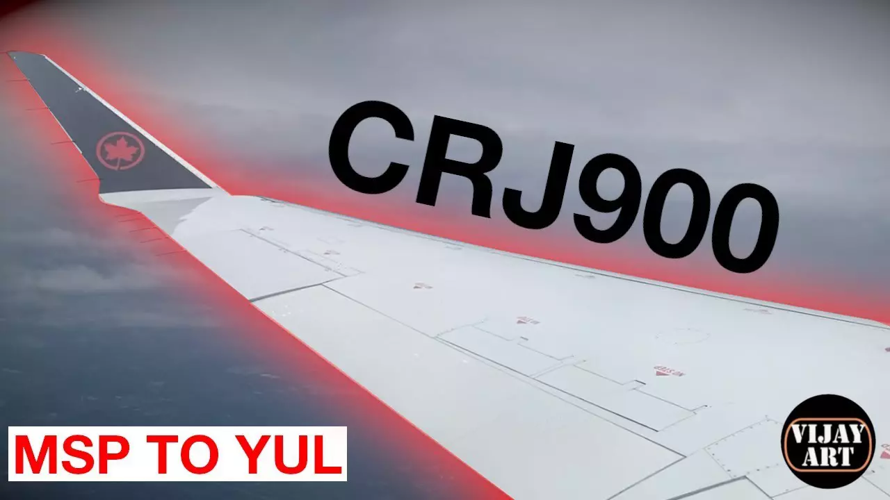 Thumbnail for Air Canada CRJ900 Takeoff & Landing | MSP to YUL