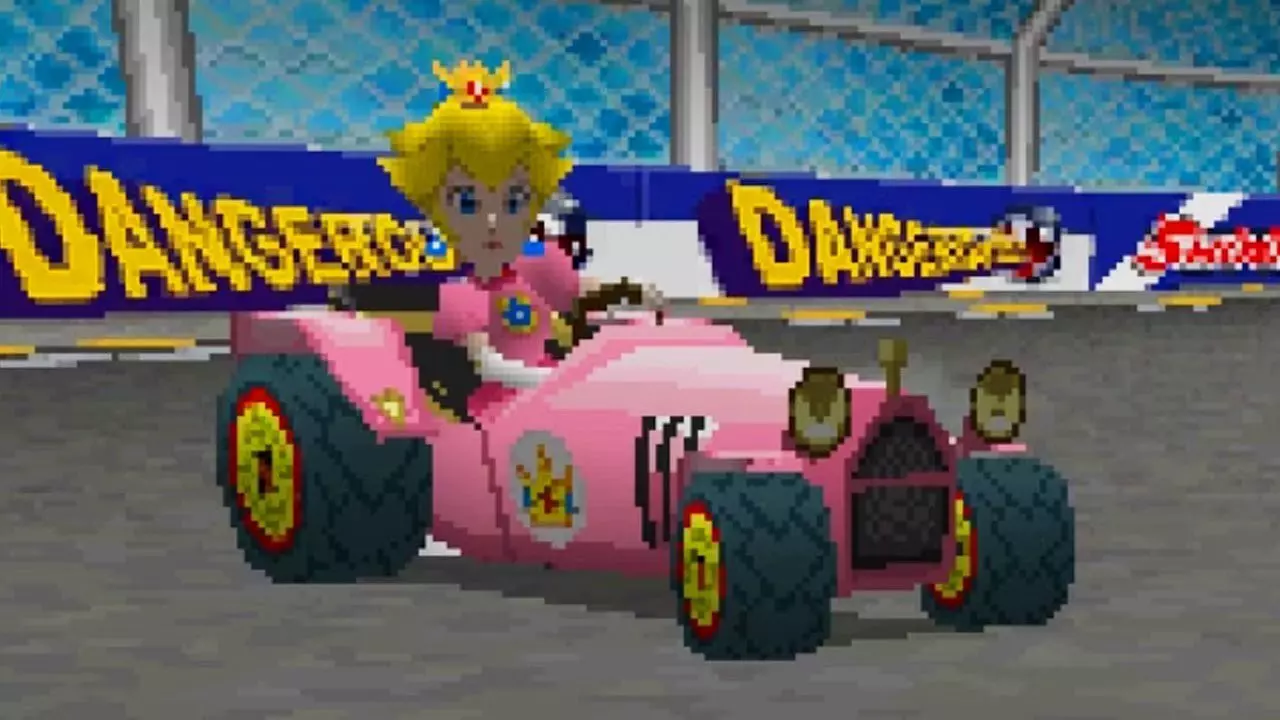 Mario Kart DS - 150cc Banana Cup (Peach Gameplay)