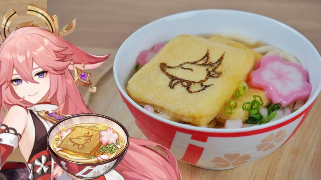 Thumbnail for Genshin Impact: Yae Miko's specialty, "Fukuuchi Udon" / 原神料理 八重神子のオリジナル料理「福は内うどん」再現