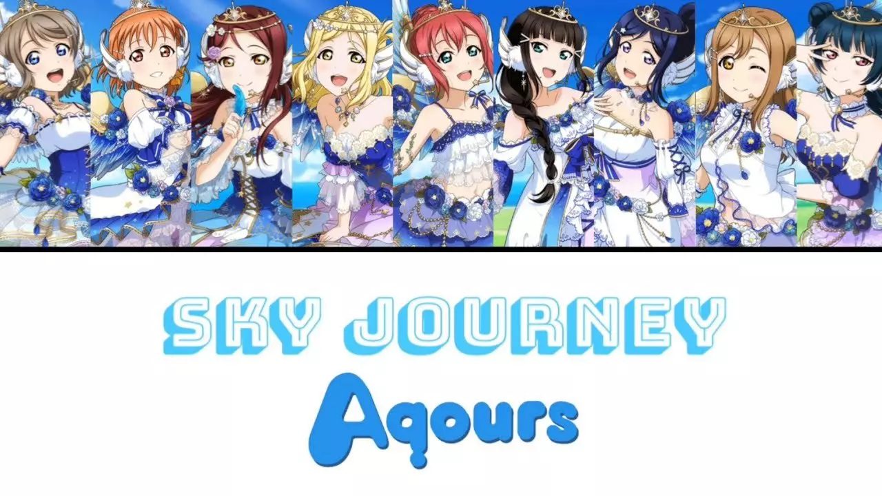 Thumbnail for SKY JOURNEY - Aqours [FULL ENG/ROM LYRICS + COLOR CODED] | Love Live!