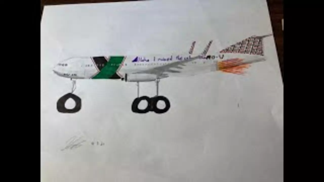 Weird Airplane | Timelapse Drawing